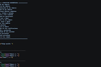 crearé programas y scripts personalizados en python