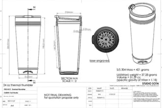 design a custom 3d insulated tumbler and drinkware product for your brand