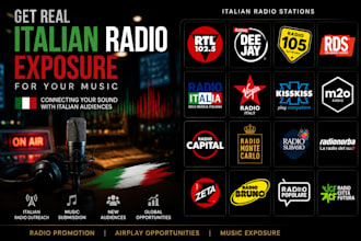 get real italian radio exposure for your music