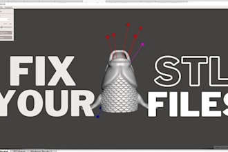 modify fix edit replace stl for 3d printing functional mechanical components