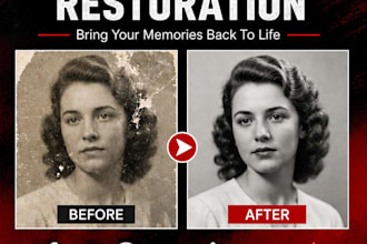 old photo restoration ai art creation visual design for collectibles