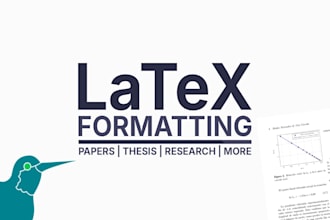 convert your document to professional latex format
