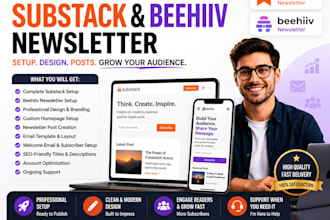 setup substack newsletter substack post substack account beehiiv newsletter
