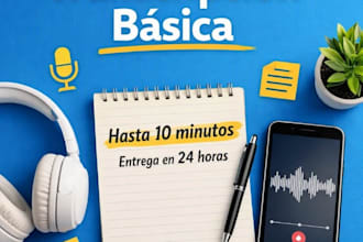 transcripción de audios y videos en español de forma clara