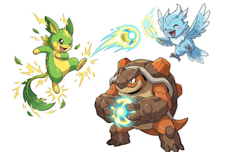 draw pokemon or fakemon doing anything