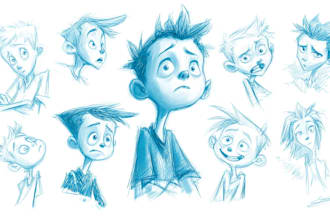 sketch your cartoon character