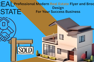 design professional real estate flyer and brochure