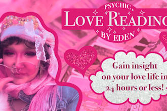 provide a detailed and accurate love tarot reading and energy clearing
