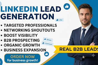 linkedin lead generation shoutout to real professionals for business growth