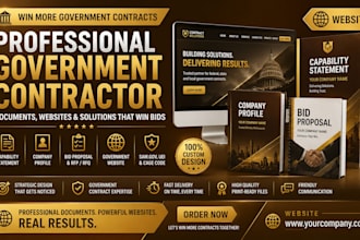 design a professional capability statement for government contracts