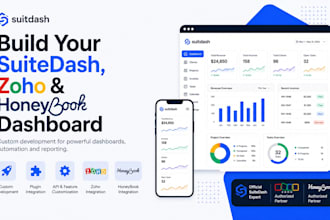 suitedash client portal follow up boss pipedrive honeybook zoho crm setup