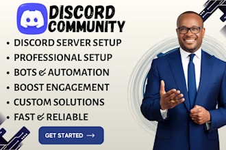 setup, manage your professional discord server for gaming, crypto, communities