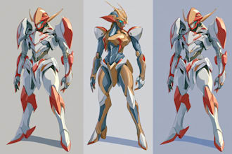 do mecha robot gundam illustrations