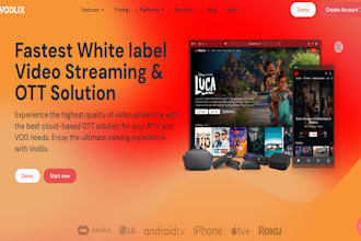 build custom iptv player for android, ios, samsung lg, tizen with admin panel