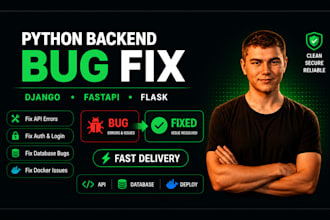 fix python backend bugs fast