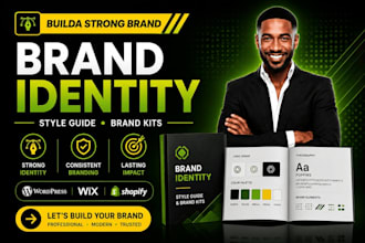 design a complete brand book, brand style guide, and corporate identity manual