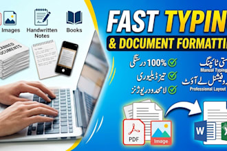 professionally type format and edit ms word documents