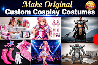 create original cosplay costume with unique custom designs
