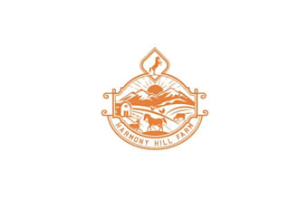 design sustainability harmony hill farm logo