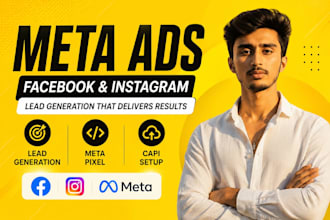set up and manage facebook and instagram ads with meta pixel and capi