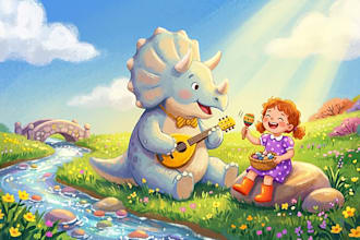 children book illustration and children book illustration