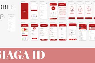 design web and mobile UI UX in figma