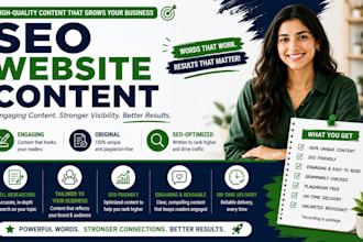 write SEO friendly website content for your business