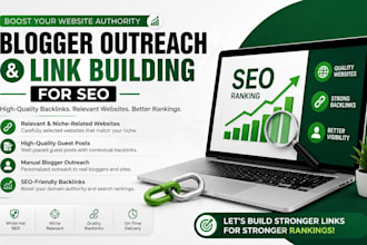 blogger outreach and high quality link building