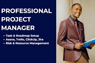 manage your technical or business project as a professional project manager