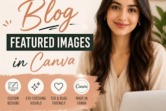 design eye catching blog featured images in canva