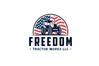 design tractor company clean and tasteful logo