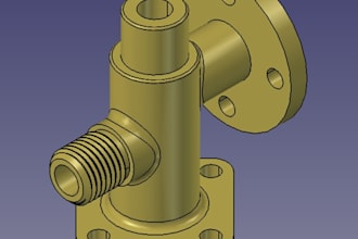 3d model and tech drawing
