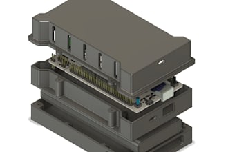 design 3d pcb enclosure and electronic housing for injection mold manufacturing