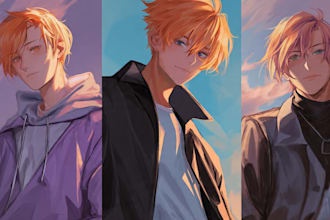 draw anime portrait or orginal character avatar for you pfp