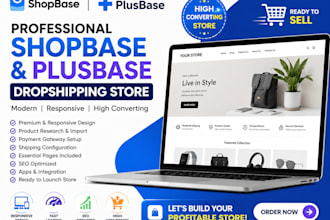 create shopbase plusbase dropshipping store