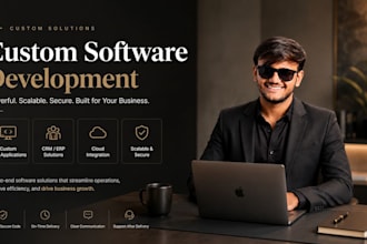 develop custom web application and business software