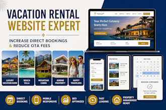build a direct booking website for vacation rental business