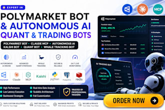 polymarket bot claude mcp autonomous ai quant bot kalshi bot whale tracking bot