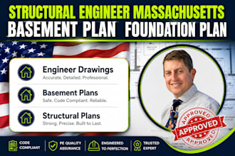 structural engineer massachusetts basement plan framing, foundation plan ca,tx