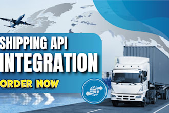 integrate rest api for shipping, dhl, fedex, shipstation, tracking api developer
