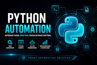 build a custom python automation script or bot for your workflow