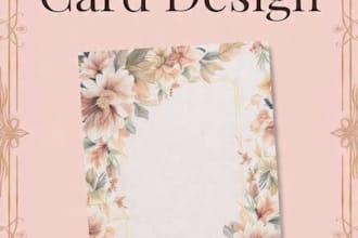 design luxury floral wedding  invitation card