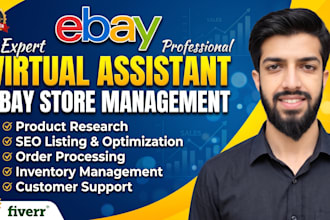 do ebay product listing and product research