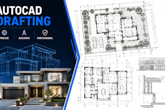 create precise autocad site plans and building mep permit drawings
