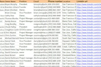 collect emails,phone numbers,addresses,name for you business