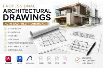 create professional floor plans, elevations and sections