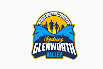 design powerful glen worth vally location logo