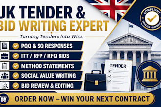 write public sector procurement tender bid and method statement response