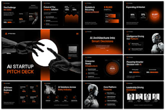 design investor ready ai saas pitch deck crypto blockchain tech startup on canva