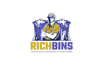 design fantastic trash cleaning service logo